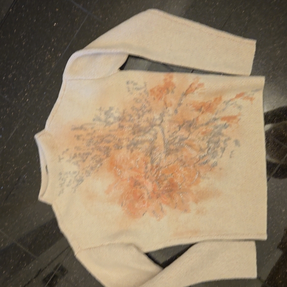 WHITE HOUSE BLACK MARKET GORGEOUS MOCK NECK FLORAL EMBELLISHED SWEATER  XS - Picture 6 of 10